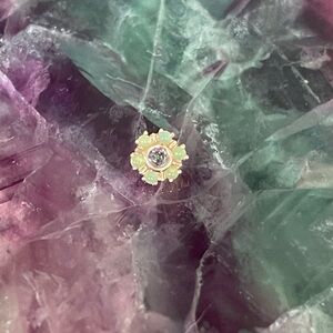 Custom Made 16 Gauge Rose Gold BVLA Mini Toltec With Threaded Post Included! 💖